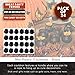 Halloween Mini Plastic Cauldrons - 24-Pack Black Witch Pots, Novelty Candy Holder Buckets, Small Kettles for Halloween Decoration, Party Supplies, 2.5 x 2.5 x 2.1 Inches