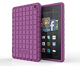 Fire HD 7 (2014 Model) Case - Poetic Fire HD 7 Case [GraphGRIP Series] - [Lightweight] [GRIP] Protective Silicone Case for Amazon Fire HD 7 (2014 Model) 4th Gen Only - Lavender , Will Not Fit Fire 7
