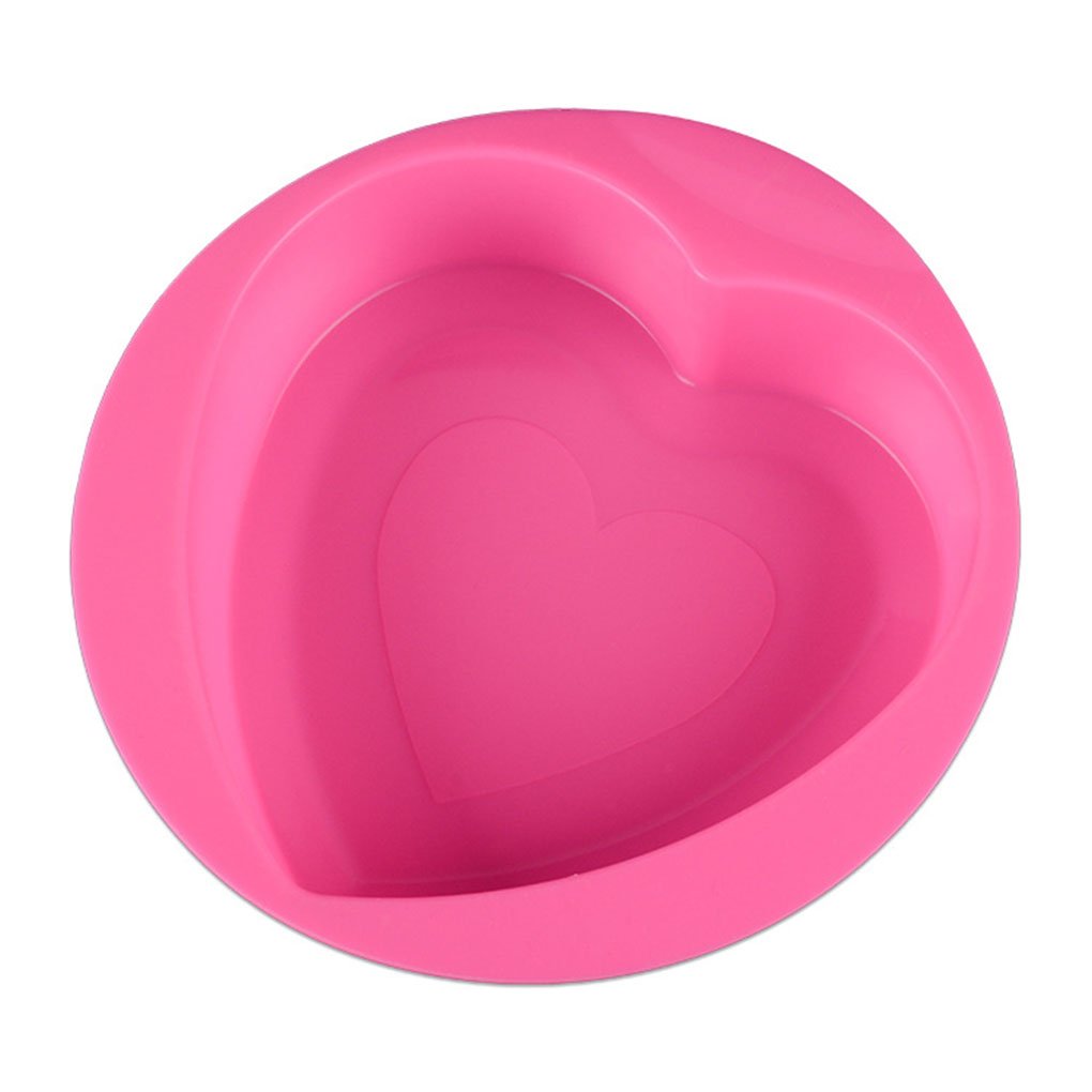 JasCherry Heart Shaped Silicone Mould Cake Pan Non Stick Flexible Baking Tin Mold Kitchen Bakeware Mould #4