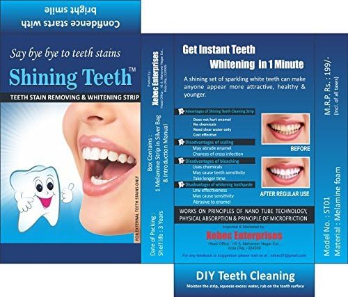 Tooth Whitening and Cleaning strip by Shining Teet