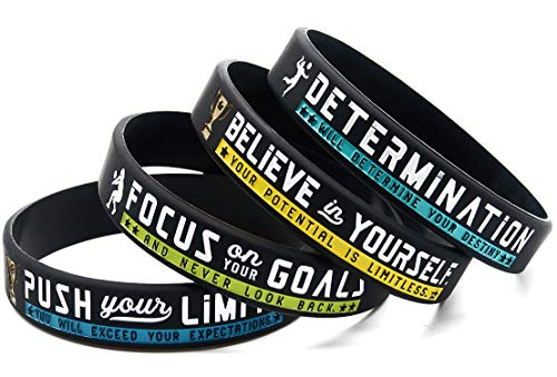 12-Pack-Volleyball-Bracelets-with-Motivational-Sports-Quotes-Wholesale-Pack-of-12-Silicone-Rubber-Wristbands-for-Bulk-Volleyball-Team-Gifts-and-Party-Favors-Unisex-for-Boys-Girls-Men-Women