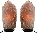 Himalayan Natural Salt Lamp- Two Pack- Multiple Sizes (7-9 inch)