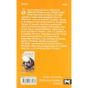 El Archivo De Sherlock Holmes/ The Case-Book of Sherlock Holmes,1927 (Biblioteca Juvenil / Children Library) (Spanish Edition)