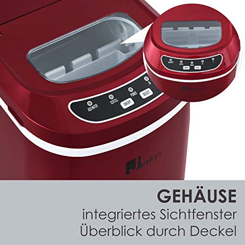 Juskys Eiswürfelmaschine IcyCube - 12 kg in 24 Std. - Eiswürfel in 7-13 min - Eiswürfelbereiter 100 Watt - Icemaker 2,4… – Bild 8