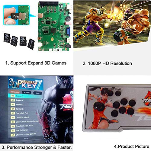 2177 Pandora's Box 7 3D Arcade Machine Game Console Newest System Full HD 1080P Video Game Spiel Doppel Stick 2 Player