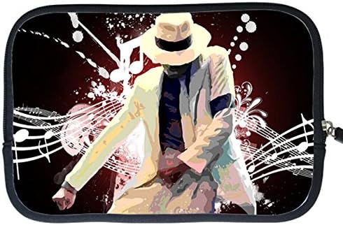 Kindle Fire Sleeve Pouch Case Cover with Zipper Moonwalker MJ Print