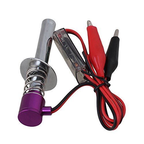 BQLZR Purple Upgraded 6V -24V Electronic Glow Plug Starter Igniter for Nitro RC Car