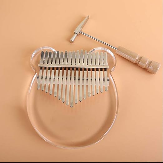 Amazon Co Jp Dyw Kalimba Thumb Piano 17鍵アクリル親指ピアノ透明