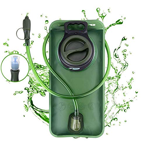 WADEO Water Bladder for Hydration Pack 2L with Valve Mouthpiece