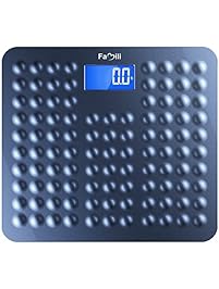 Famili 271B Digital Body Weight Bathroom Scale with Non Slip Design 11lb to 400lb / 5 to 180kg, Blue