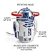 ThinkGeek Star Wars R2-D2 USB Car Charger - Rotating Head, Light Up Eye, 2 x USB Ports, Plugs Into Cigarette Lighter Adapter