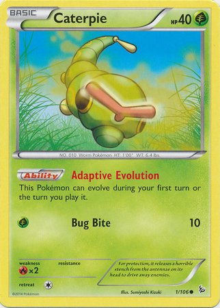 Pokemon - Caterpie (1) - XY Flashfire