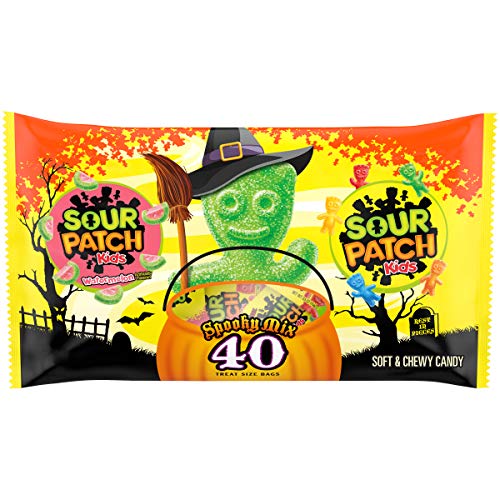 Sour Patch Kids Seasonal Treat Size Halloween Candy, 1 Pack of 22 Ounce