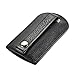 JUMI Key Case Bag Genuine Leather Car Keychain Organiser Wallet Cover Holder Black