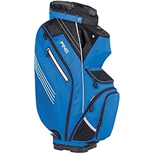 golf bag with separate putter well
