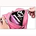 Pinky Family Cute Cat Ear Girls Handbags Candy Color Toddler Crossbody Bags PU Leather Shoulder Bags (pink)