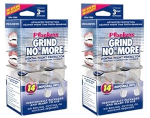 Image of Plackers Grind No More Dental Night Protector, 14 Count (2 Pack)