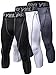 Yuerlian Men's Compression 3/4 Capri Shorts Baselayer Cool Dry Tights Leggings Sports Tights