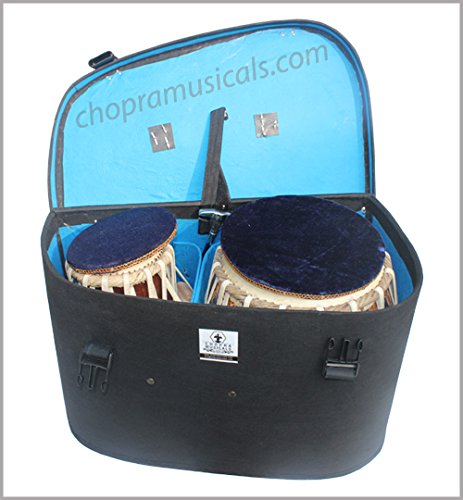 Copper Tabla Drum Set, Professional Decorative Bayan, Best Handmade Dayan with, Hammer, Cushions & Box - Thumbnail 4