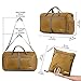 Gonex 80L Packable Travel Duffle Bag Foldable Duffel Bags for Luggage Gym Sports Camping Travelling Cycling Storage Shopping Water & Tear Resistant Gold