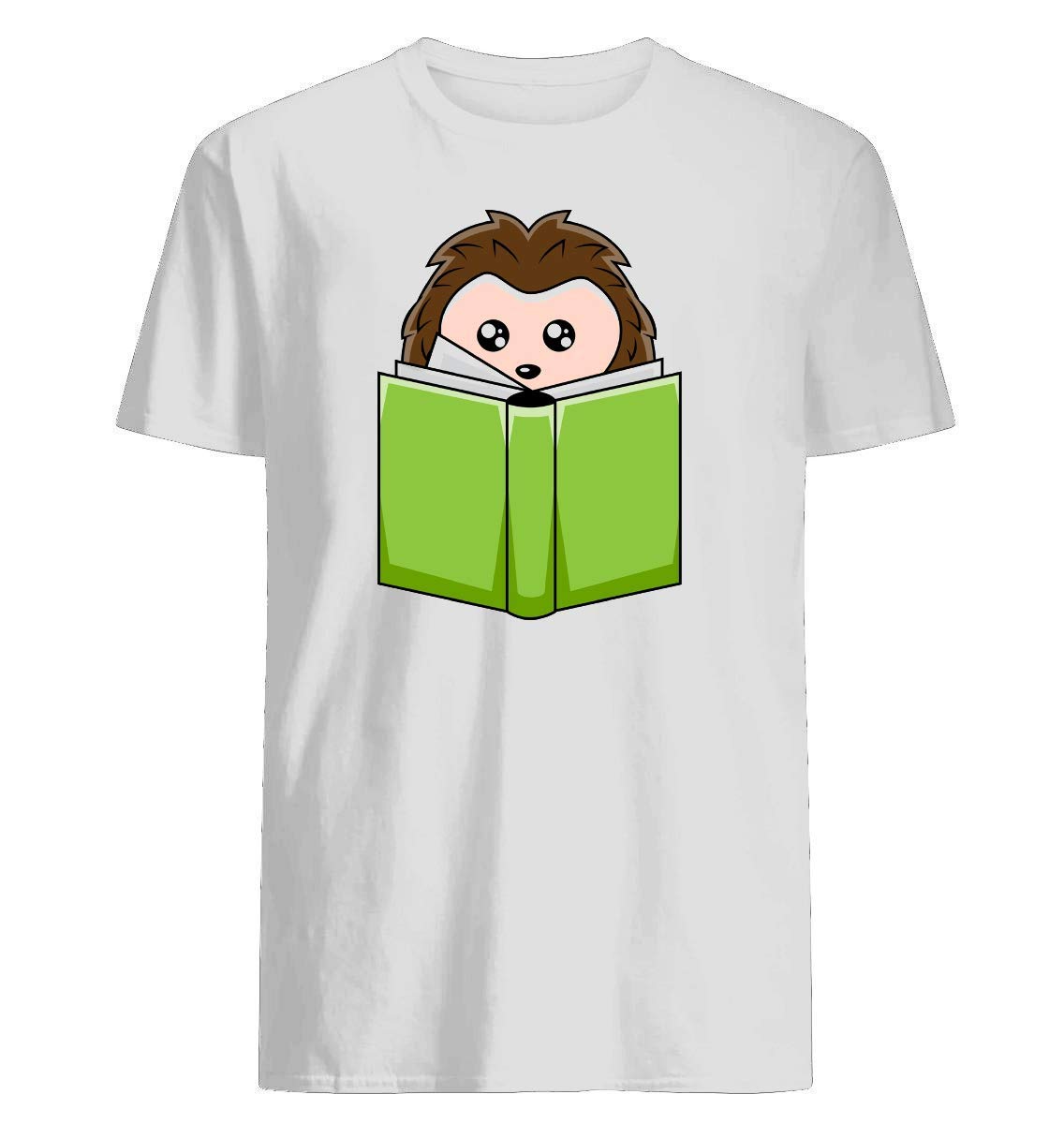 Hedgehog Reads Book Reading T-shirt This Is A Great Shirt For Teenage Or Girls