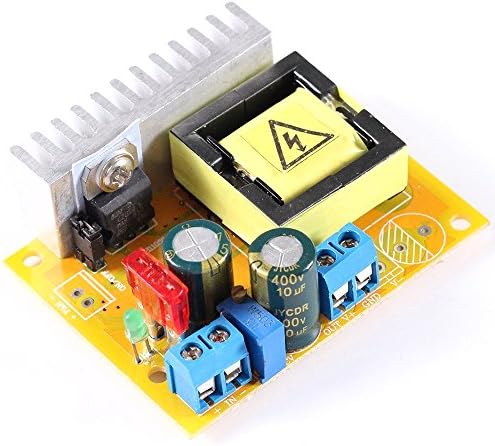 Qianson DC-DC Boost Converter 8V-32V 12V to 45V-390V 110V/220V Adjustable High Voltage ZVS Capacitor Charging Power Supply Module