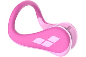 ARENA Swimming Nose Clip Pro II Nose Plug for Competitive Swimmers Swim Accessories, Soft Pads, PVC Free, Pink/Pink, One Size