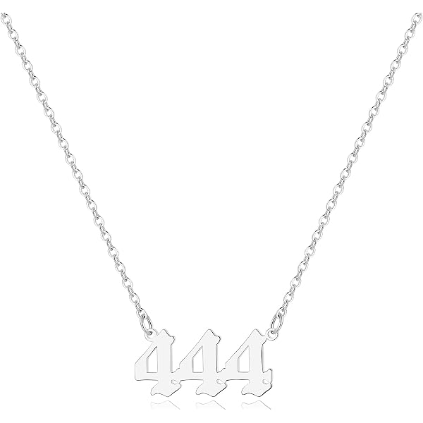 Amazon.com: COLORFUL BLING Gold Plated Angel Number Necklace with