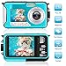 Waterproof Digital Camera Full HD 2.7K 48 MP Underwater Camera Video Recorder Selfie Dual Screens 16X Digital Zoom Flashlight Waterproof Camera for Snorkeling