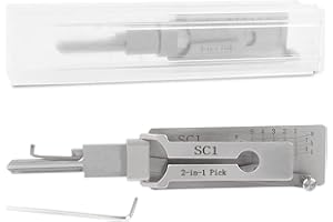 Automotive Hook Pick Tool Set – Precision Seal Puller & Remover SC1, Heat-Treated Carbon Steel, Professional Mechanic Repair 