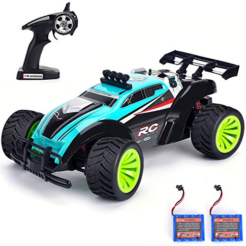jeypod remote control car 2.4 ghz high speed racing car with 4 batteries