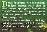 Image de Guerre Clans T1 Retour a Etat (Warriors (Erin Hunter)) (English and French Edition)