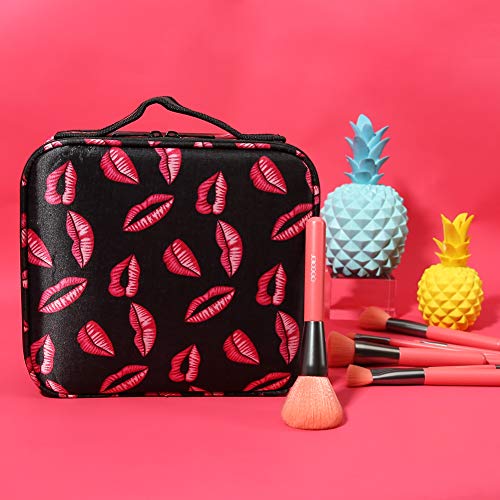 image for Docolor Travel Makeup Train Case Makeup Cosmetic Case Professional Org