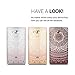 kwmobile Crystal TPU Silicone Case for Huawei Mate 8 in Design Indian sun light pink white transparent
