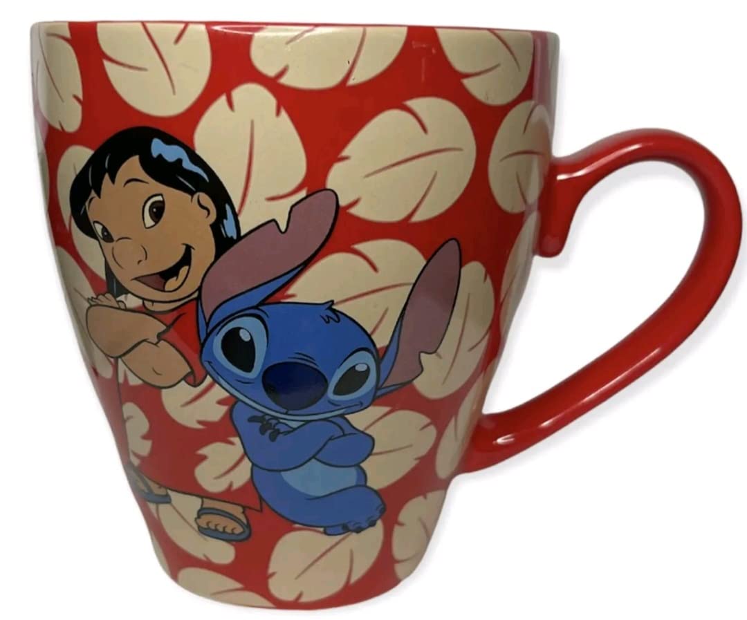 Disney Lilo and Stitch 'Ohana Means Family' Red Mug