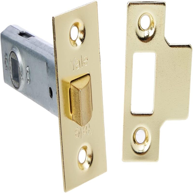 Yale YALPM888B30 3 Inch Brass Mortice Latch for Internal Doors
