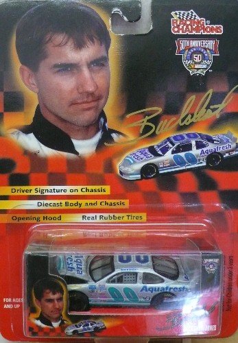 Buckshot Jones - Racing Champions - 1998 - NASCAR 50th Anniversary - Signature Driver Series - No. 00 Aquafresh Pontiac Grand Prix - 1:64 Scale Die Cast Replica Collector Car
