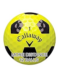 Nuevas pelotas de golf Callaway Chrome Soft - Hecho en los EE. UU. (Paquete de 12) Elija su color