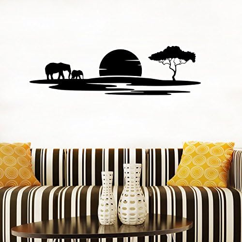 Safari Wall Decal Animals Wall Sticker African Wall Decor Wall Art