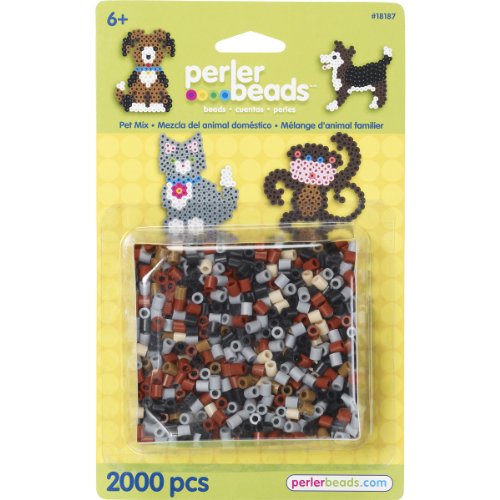 Brand New Perler Bead Mix 2000/Pkg-Pet Brand New