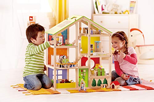 1 Dollhouse+Hape+Furniture+Accessories+Reversible
