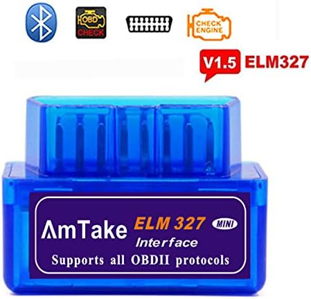 Elm327 Bluetooth Obd2スキャンツール V1 5 自動車 故障診断機 新着セール 日本語マニュアル Iphoneは対応できません Obd2スキャナー 設置簡単車両のecu情報をアプリでチェック Mini