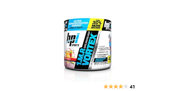 Amazon Com Bpi Sports 1 M R Vortex Pre Workout En Polvo La Fruta Punch 4 2 Onza Salud Y Hogar