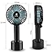 D-FantiX Portable Handheld Fan Battery Operated Rechargeable Mini USB Fan Small Desk Fan for Home Camping Travel Black