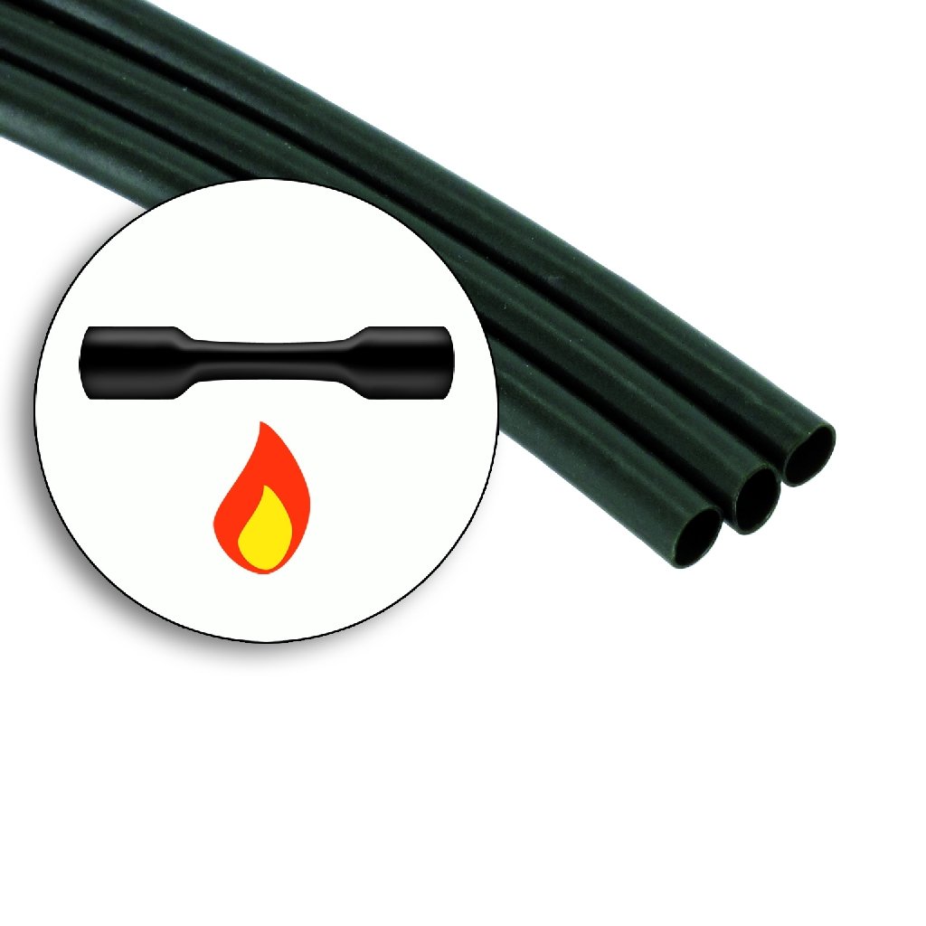 Jenzi Heat Shrink Tube 5 cm Length Pack of 10