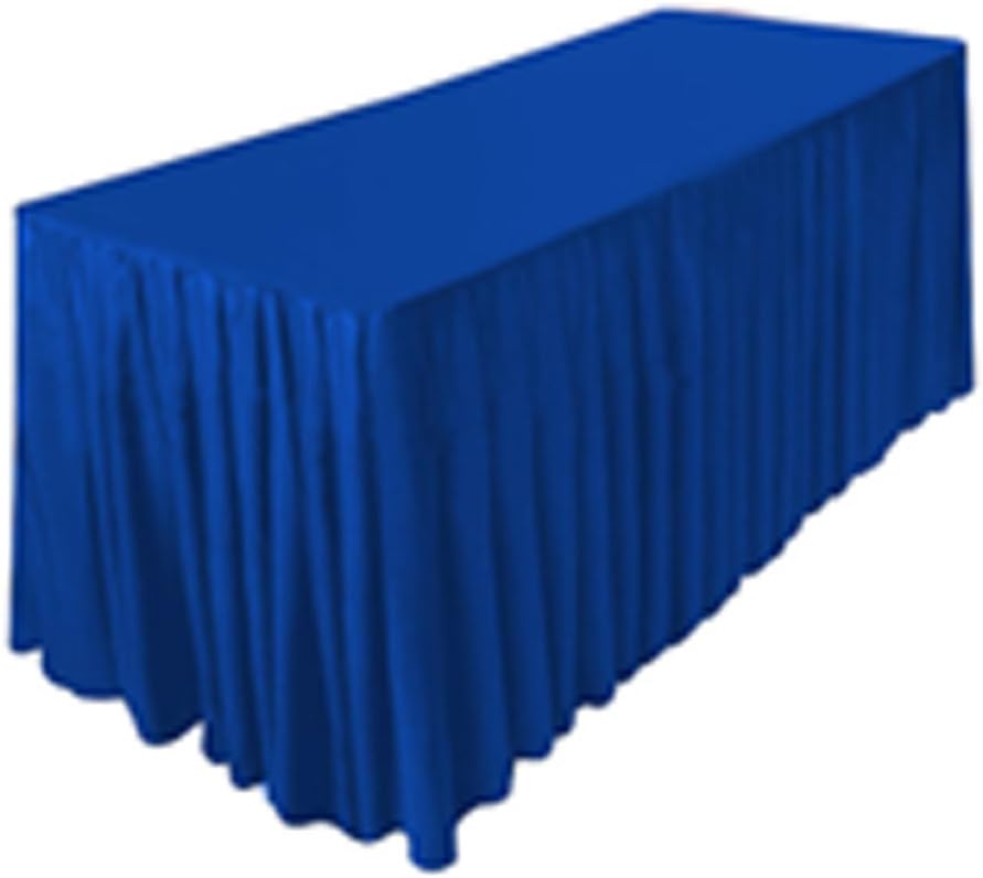 Best white pleated table cloth 6′