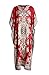 RK Essentials | Tribal Ethnic Print Long Kaftan | Plus Size (Red)
