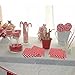 Red And White Polka Dot Party Napkins, 40 Count, 6.5
