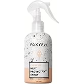 FoxyBae Heat Protectant Spray - Thermal Hair Styling Mist for Curling Iron & Blow Dryer - Prevents Frizz, Damage & Breakage, 8oz