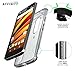 Moto Droid Turbo 2 Case, POETIC Affinity Series Premium Thin/No Bulk/Slim fit/Clear/Dual Material Protective Bumper Case for Moto Droid Turbo 2 (2015) Frosted Clear/Clear